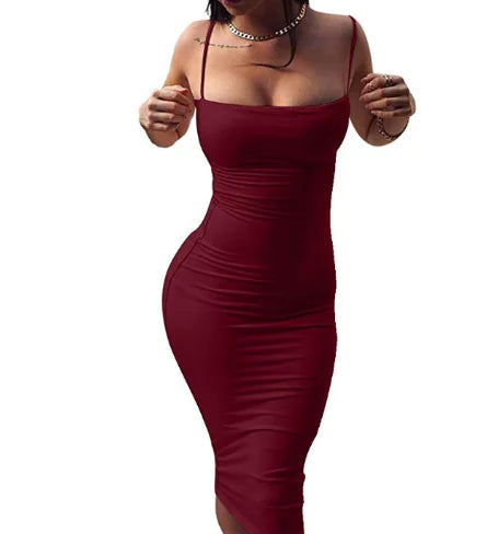 SculptSilk™ Strap Bodycon Dress – Night Edit
