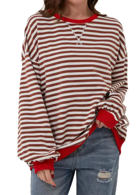 CozyLines™ Striped Pullover – Everyday Comfort