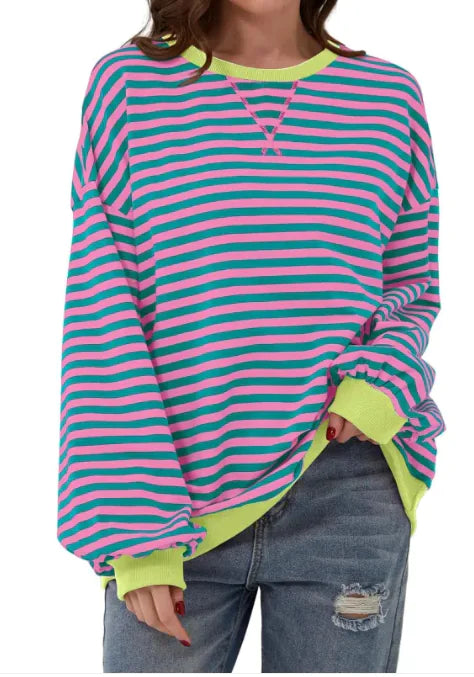CozyLines™ Striped Pullover – Everyday Comfort