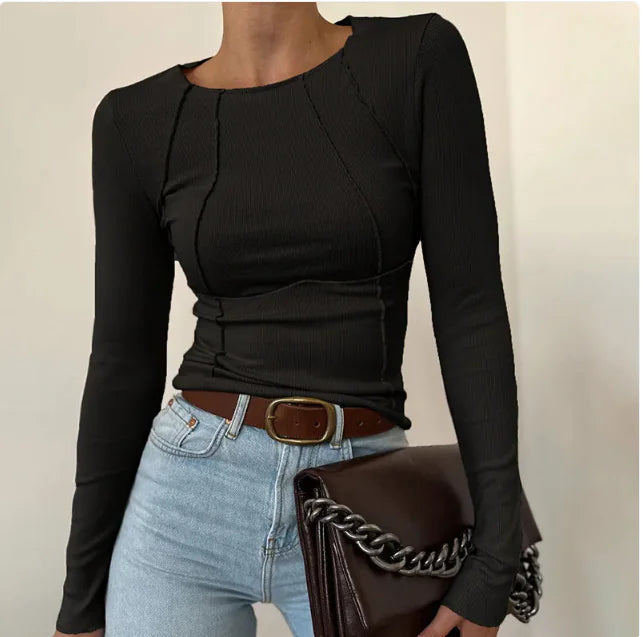 ThreadForm™ Slim Knit Long Sleeve Top