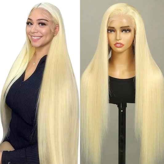 Platinum Queen Wig – 32" 613 Lace Front