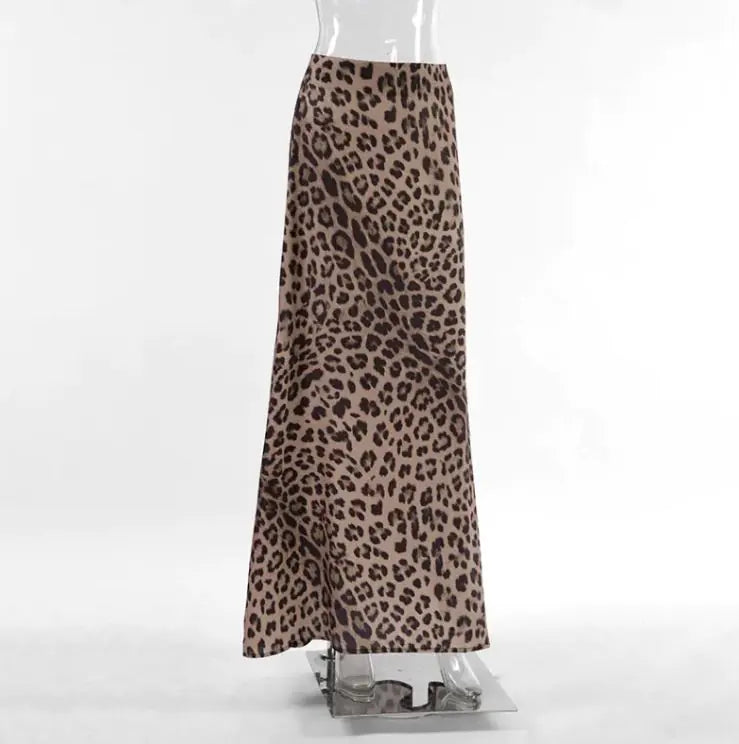 WildGlam™ Leopard Print Mermaid Dress