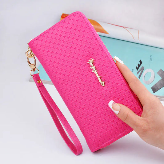 SeoulStyle™ Long Zipper Wallet – Minimal & Chic