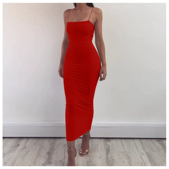 SculptSilk™ Strap Bodycon Dress – Night Edit