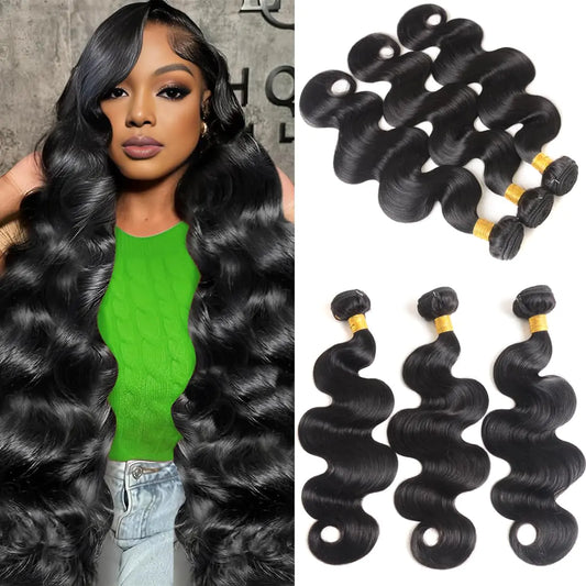 Luxe Volume Trio – 20” to 24” Body Wave Bundles (3 pcs)