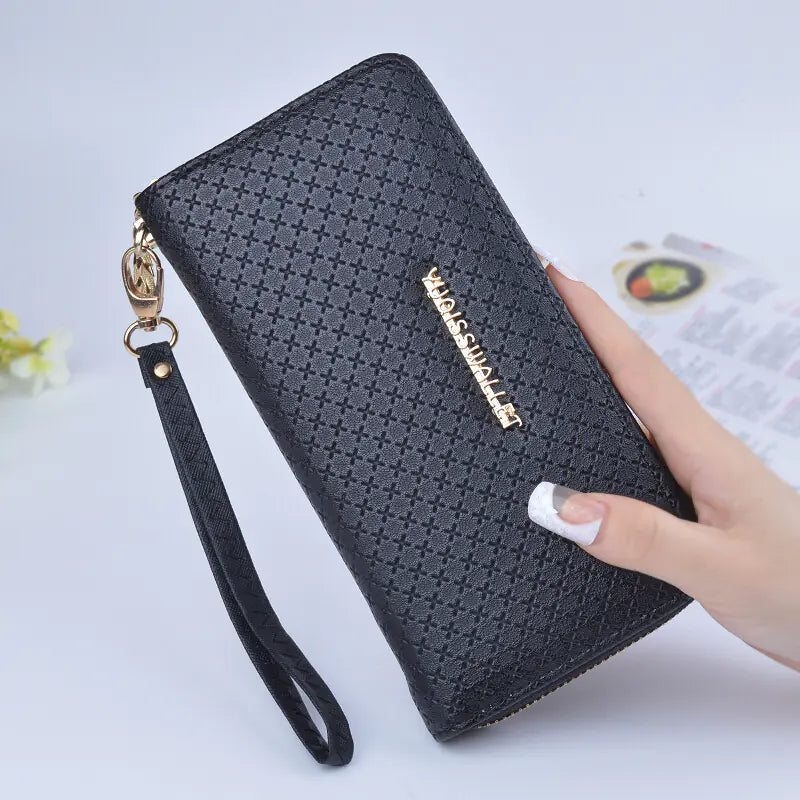SeoulStyle™ Long Zipper Wallet – Minimal & Chic