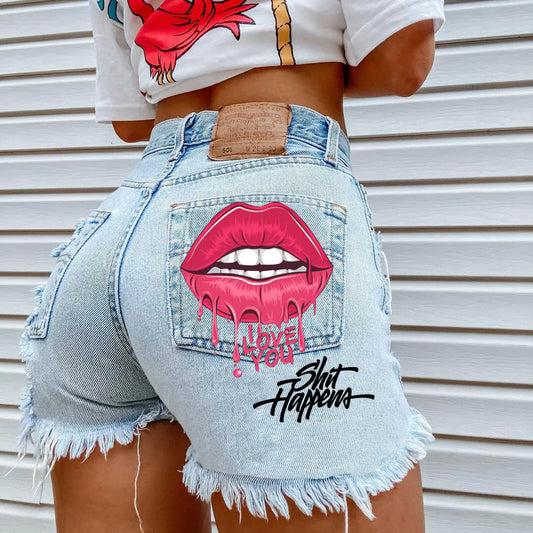 StreetEdge™ Ripped Denim Shorts