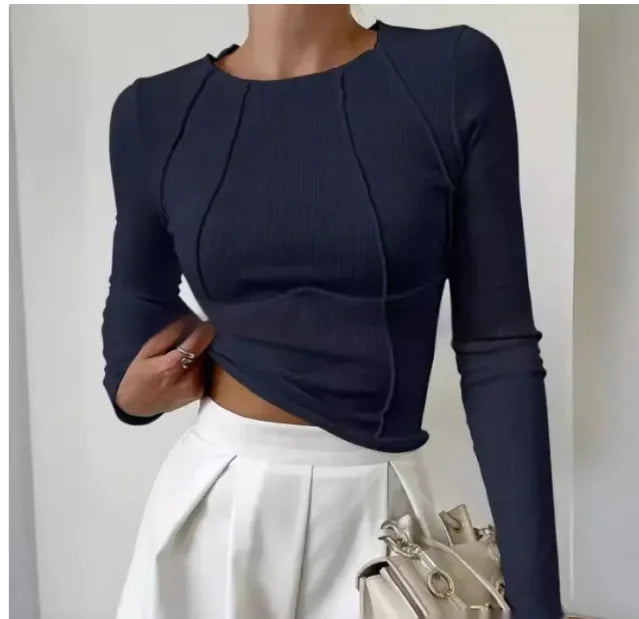 ThreadForm™ Slim Knit Long Sleeve Top