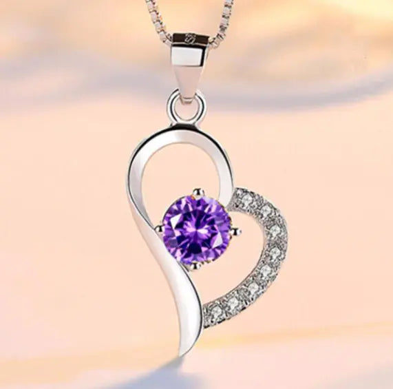 Silver Promise – Heart Pendant Necklace