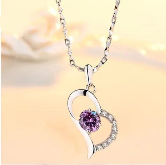 Silver Promise – Heart Pendant Necklace
