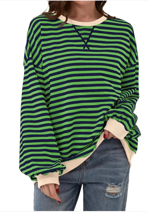 CozyLines™ Striped Pullover – Everyday Comfort