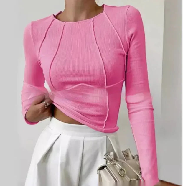 ThreadForm™ Slim Knit Long Sleeve Top