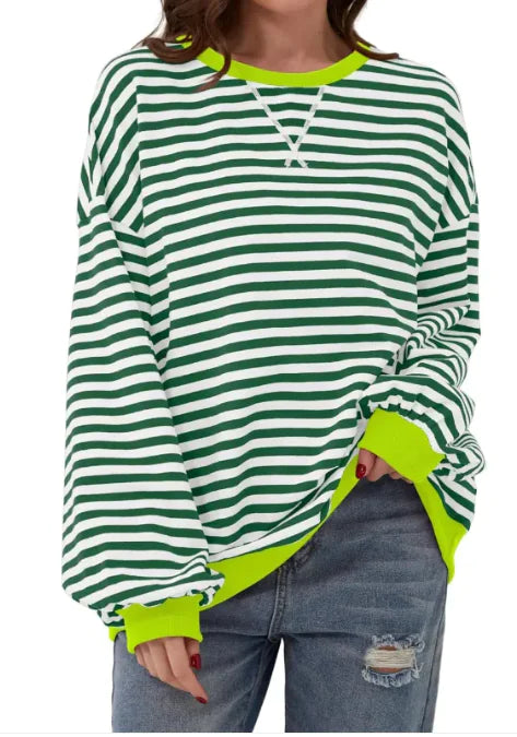 CozyLines™ Striped Pullover – Everyday Comfort