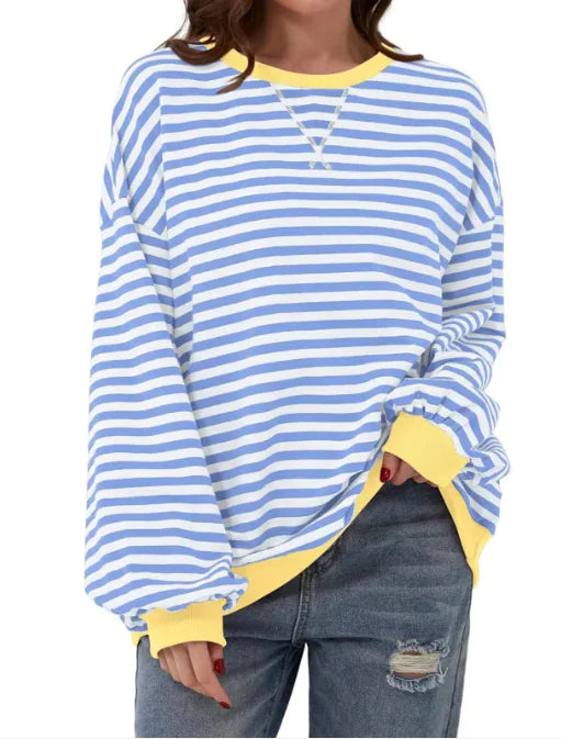CozyLines™ Striped Pullover – Everyday Comfort