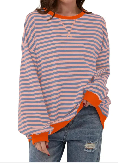 CozyLines™ Striped Pullover – Everyday Comfort