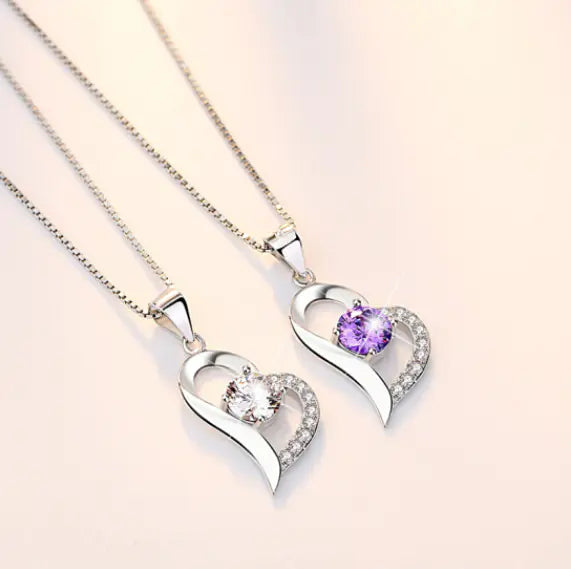 Silver Promise – Heart Pendant Necklace