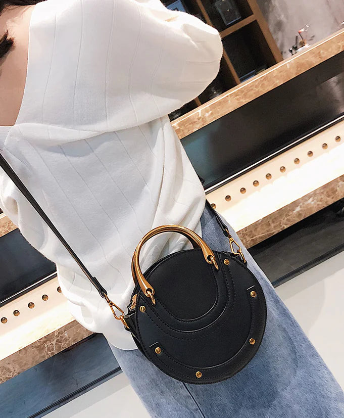 Stella Stud – Round Crossbody Bag