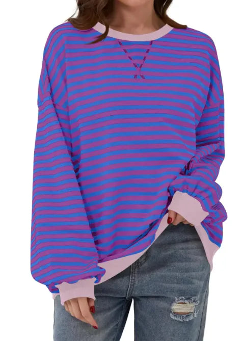 CozyLines™ Striped Pullover – Everyday Comfort