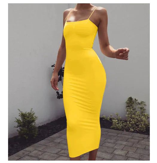 SculptSilk™ Strap Bodycon Dress – Night Edit