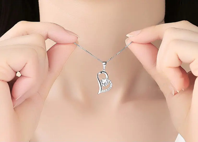 Silver Promise – Heart Pendant Necklace