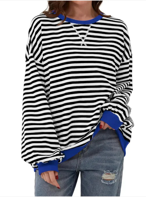 CozyLines™ Striped Pullover – Everyday Comfort