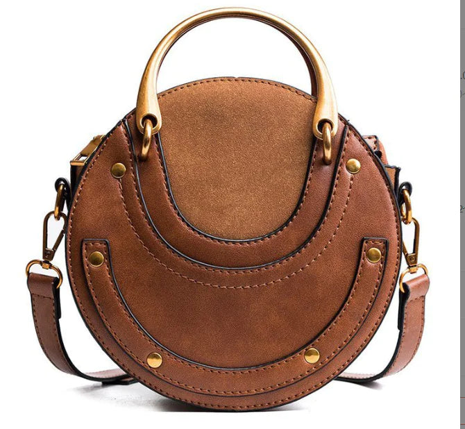 Stella Stud – Round Crossbody Bag
